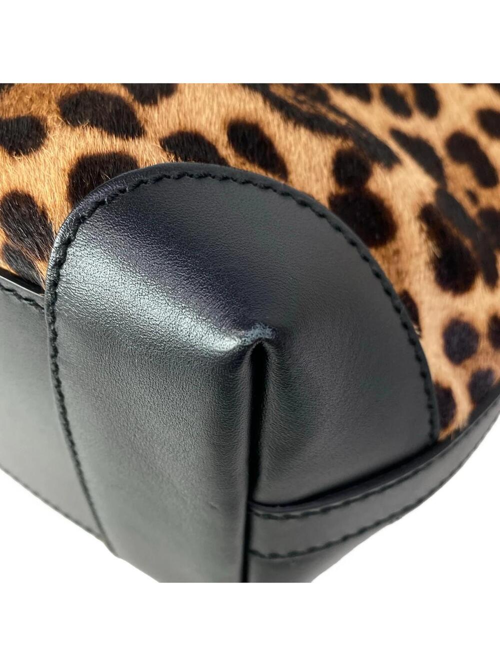 Gucci Craft Brown Black Unborn Calf #285692G12B - Picture 6 of 15